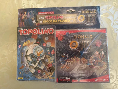 Topolino n. 3351 e 3352 con gioco da tavolo di Donald Quest Board Game - Blisterati