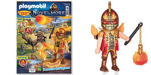Magazine Playmobil Novelmore n. 3 del 2023  + il MAESTRO DEL FUOCO KAHBOOM
