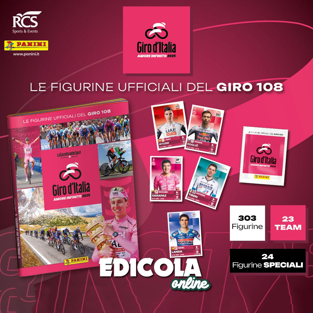 Choose Album Set and/or Sticker Packs 108th Giro D'Italia 2025 (Cycling)