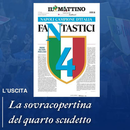 Giornali Quotidiani 4° Scudetto  SSC Calcio NAPOLI - Campione d'Italia 2024-25 2025