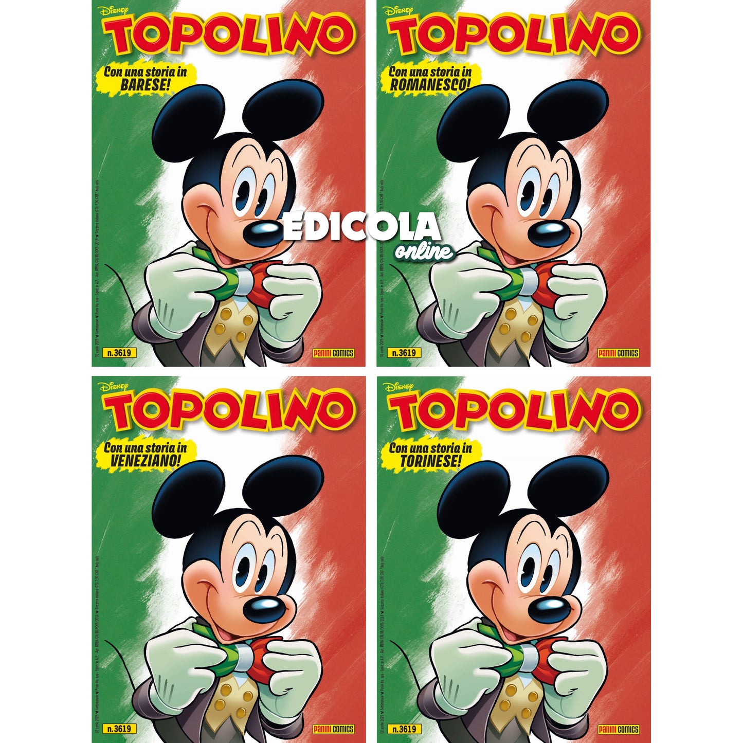 MICKEY MOUSE Comic-Heft Nr. 3491 - (Geschichte über Venedig)
