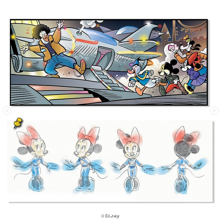 Fumetto Topolino n. 3609 - Speciale Flip Topolino, Minni, Paperino e Pippo vestiranno i panni dei Fantastici 4