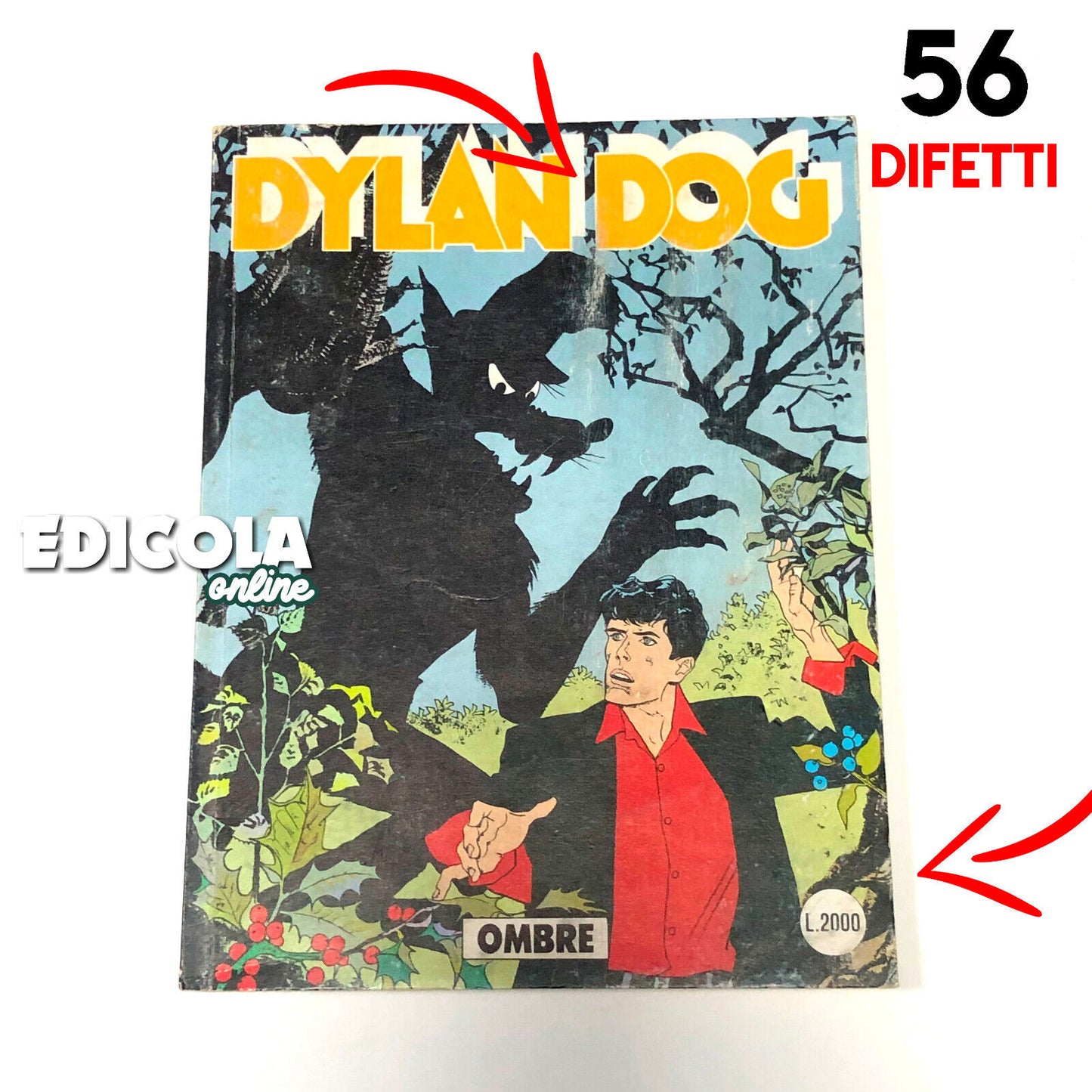 Comics von 51 bis 100 der ersten 1. Originalausgabe von Dylan Dog Lot runden Ihre Sammlung ab