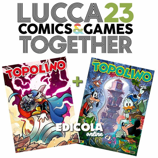 Mickey Mouse Comic Variant Cover 3545 3546 Original Booklet Lucca Comics 2023