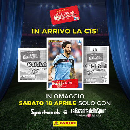 SPORTWEEK LA GAZZETTA DELLO SPORT Autocollants de footballeur 2019-20 Panini C15 C16 C17