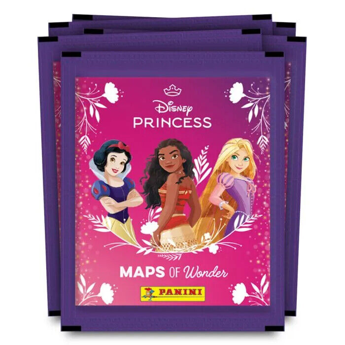 Scegli Set Album e/o Bustine di figurine Principesse Disney Sticker Panini 2024