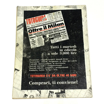 Totoguida Annuario Calcio Vintage Totocalcio Totip Enalotto Tris Scommesse lotto