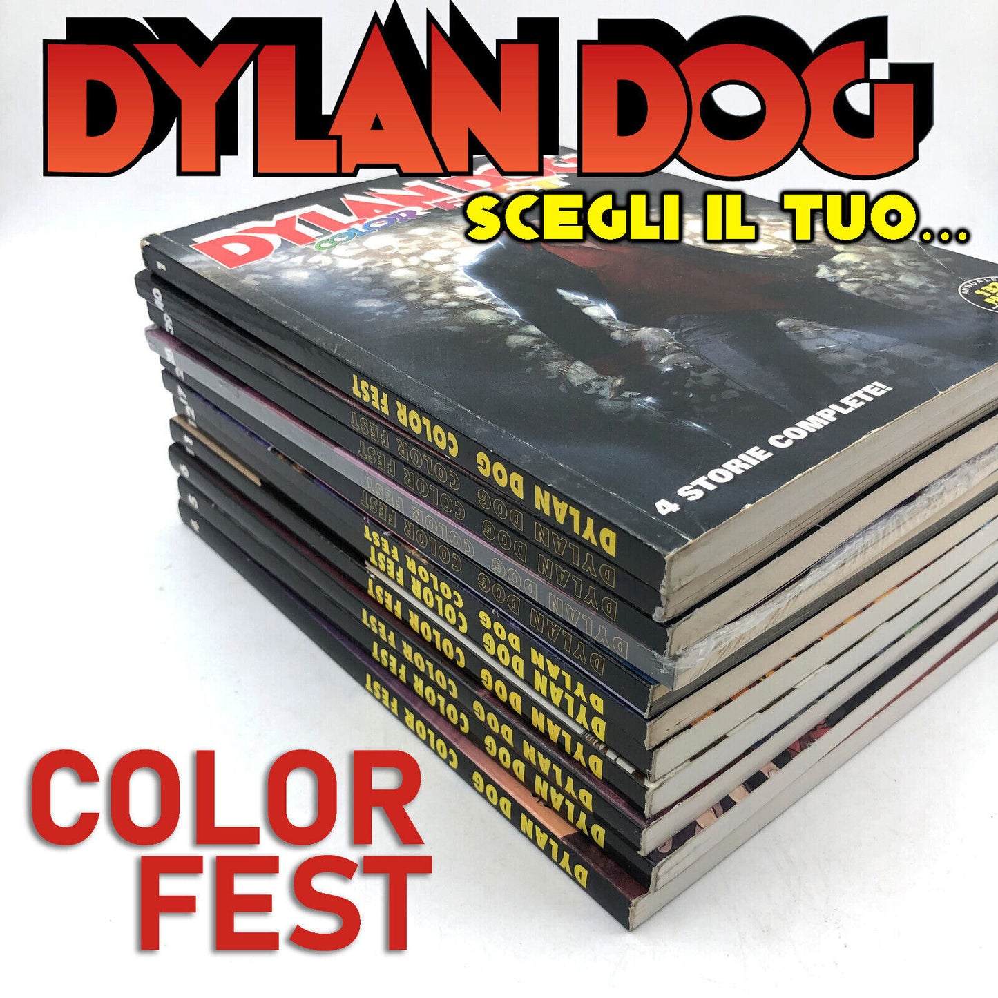 Comics DYLAN DOG COLOR FEST lot 1 first edition Historical Collection in color