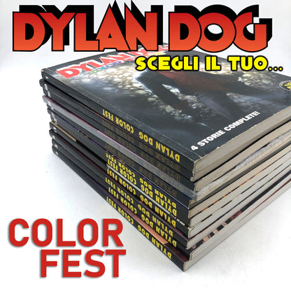 Comics DYLAN DOG COLOR FEST lot 1 first edition Historical Collection in color