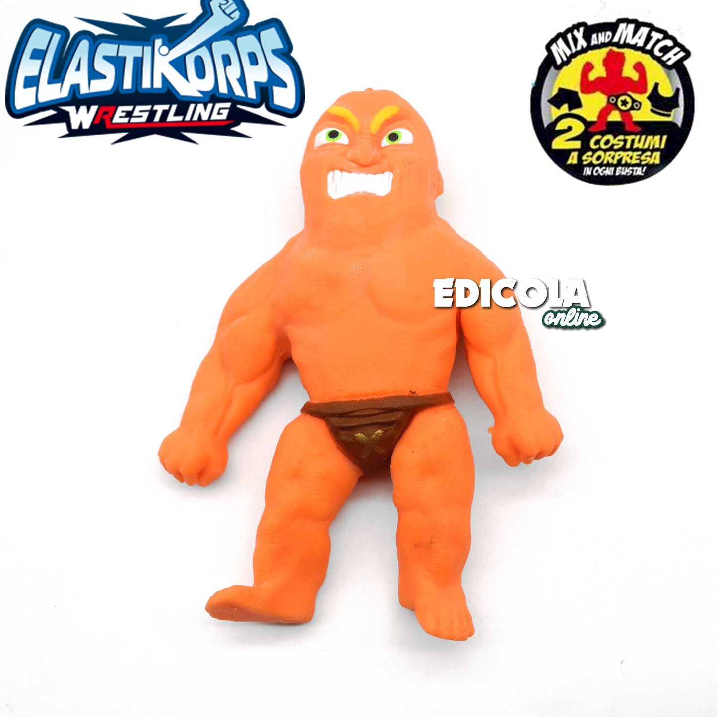 Personaggi ELASTIKORPS Lottatori Wrestling Cicaboom Maxi Action Figure AEW WWE