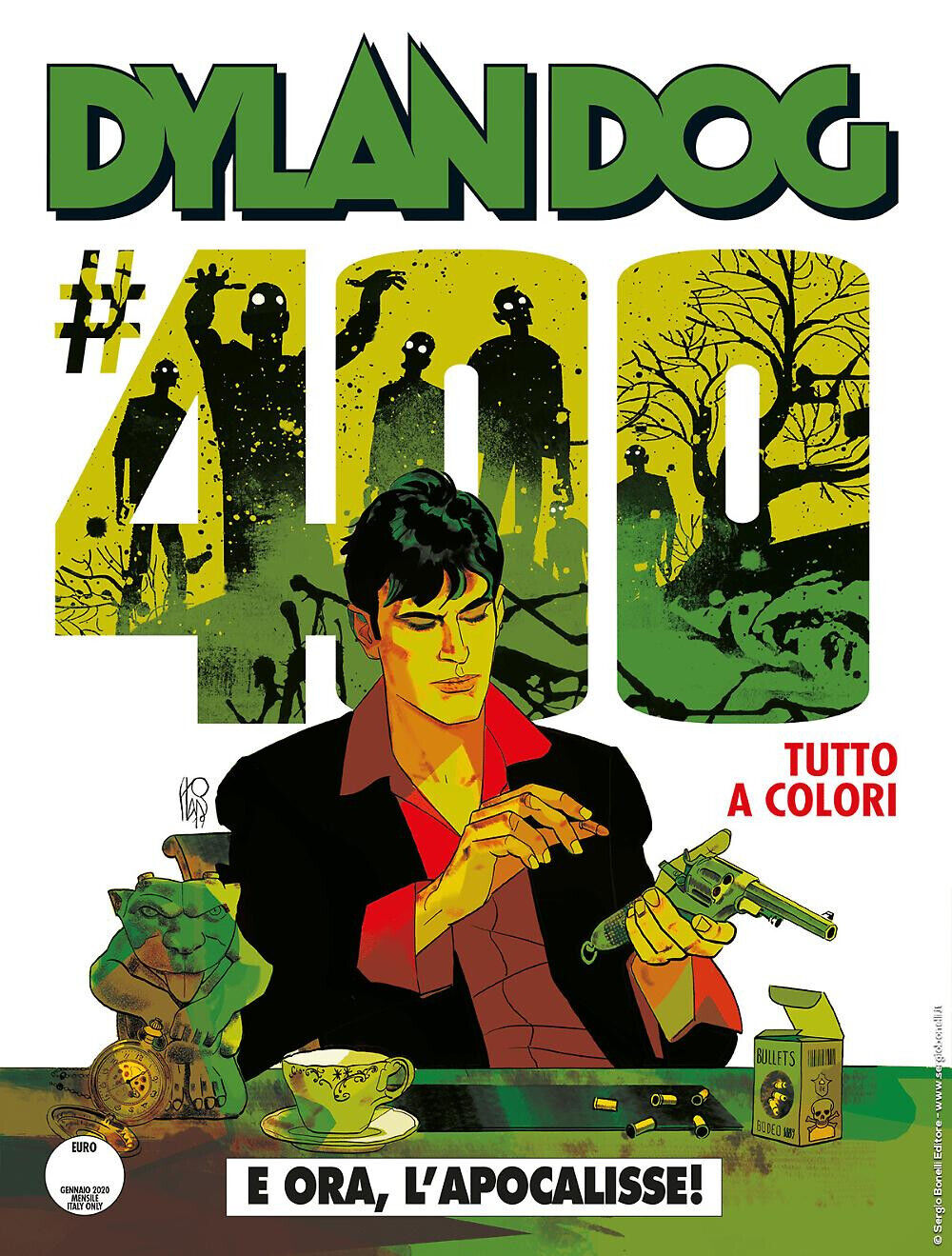 Lot 4 DYLAN DOG Comics Number 400 Complete Series 1 First Edition Rare