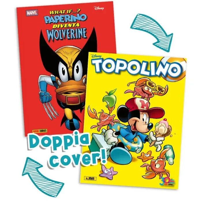 Fumetto TOPOLINO Sigillato Edicola da Collezione + 2x Mazzo di carte Blisterato