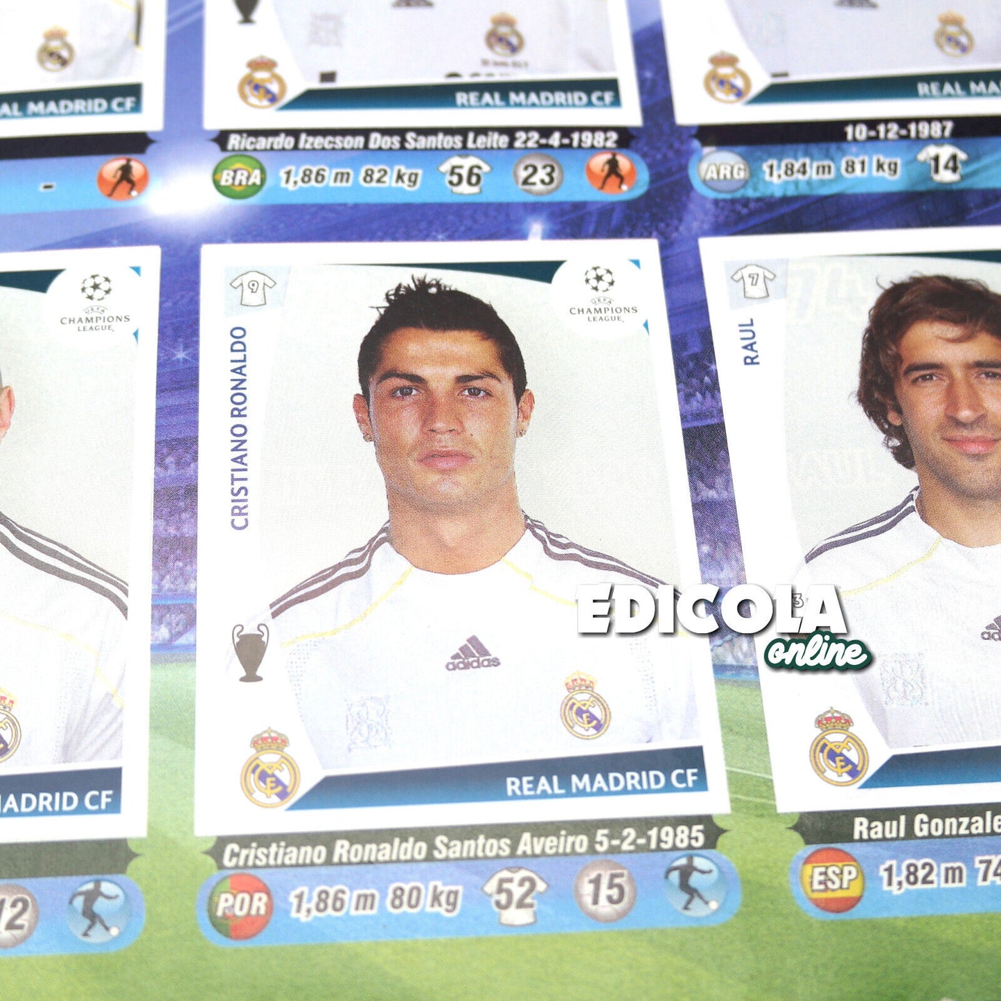 Album Completo di Figurine Calciatori Panini CHAMPIONS LEAGUE 2009-10 Uefa 2010