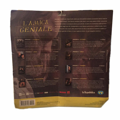 DVD + Cofanetto L' Amica Geniale Serie 1° Episodio Le Bambole Sigillato Edicola