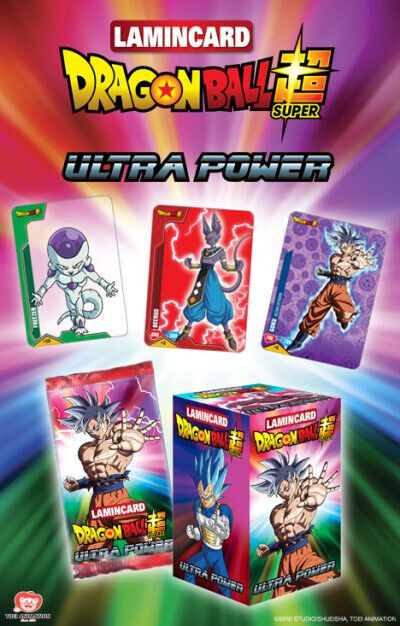 Versiegelte Beutel mit CARD DRAGONBALL Ultra Power LAMINCARDS Super Carte Game