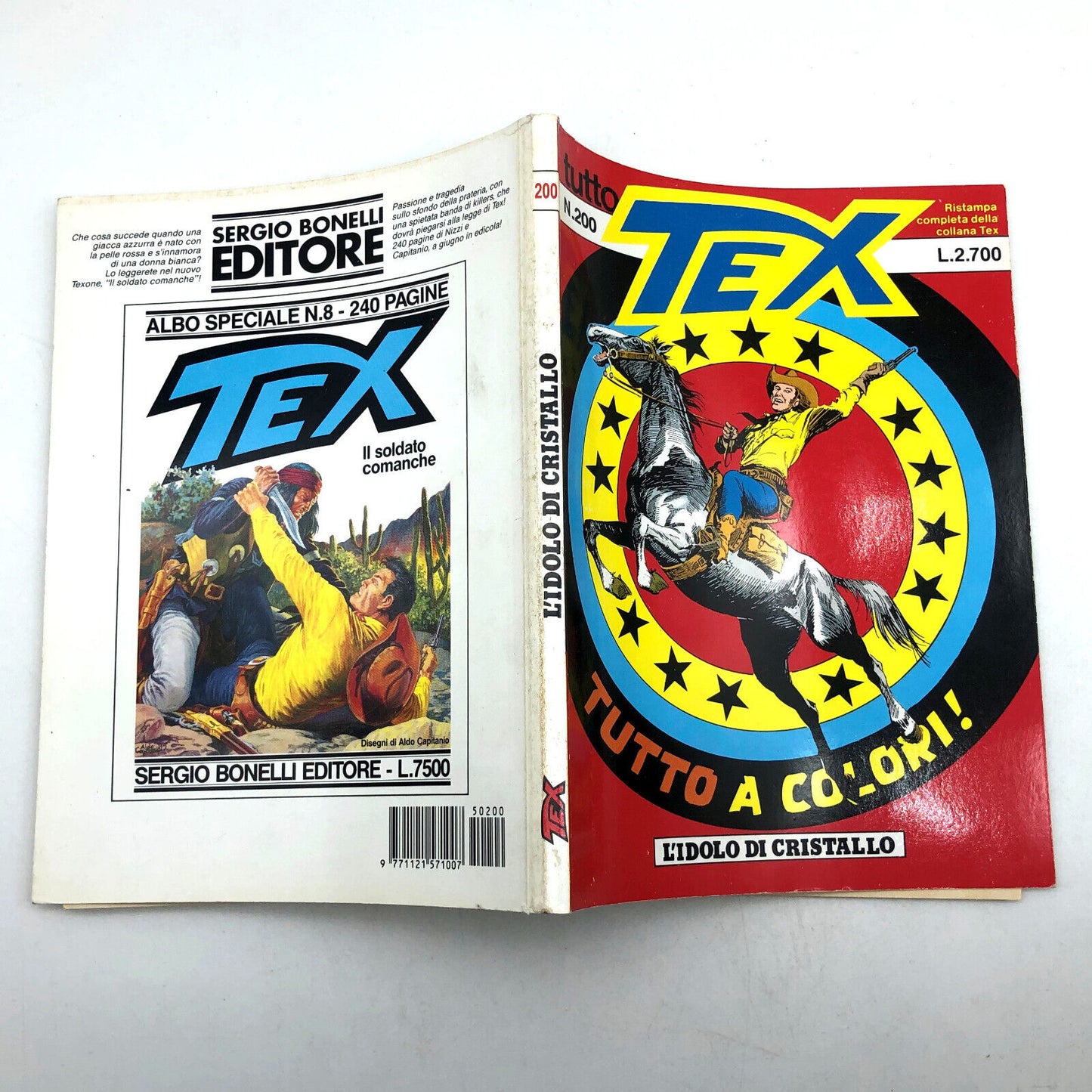 Fumetti Tutto TEX WILLER Ristampa completa della collezione Western lotto Usati