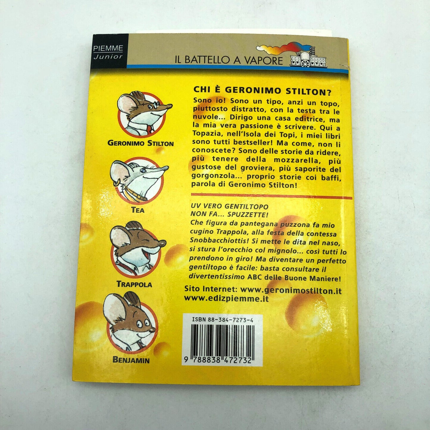 Kinder-Comicbuch von GERONIMO STILTON, illustriert für Kinder, gebrauchter Vintage-Stil
