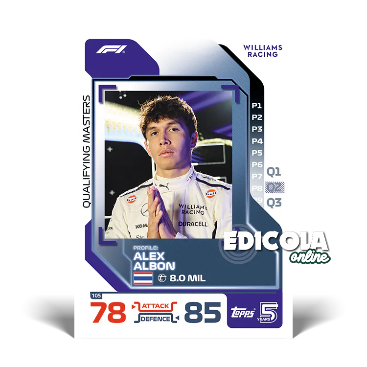 Pakete mit 10 TURBO ATTAX 2024 Formel-1-Karten, F1-Sammelkarte, Topps Auto