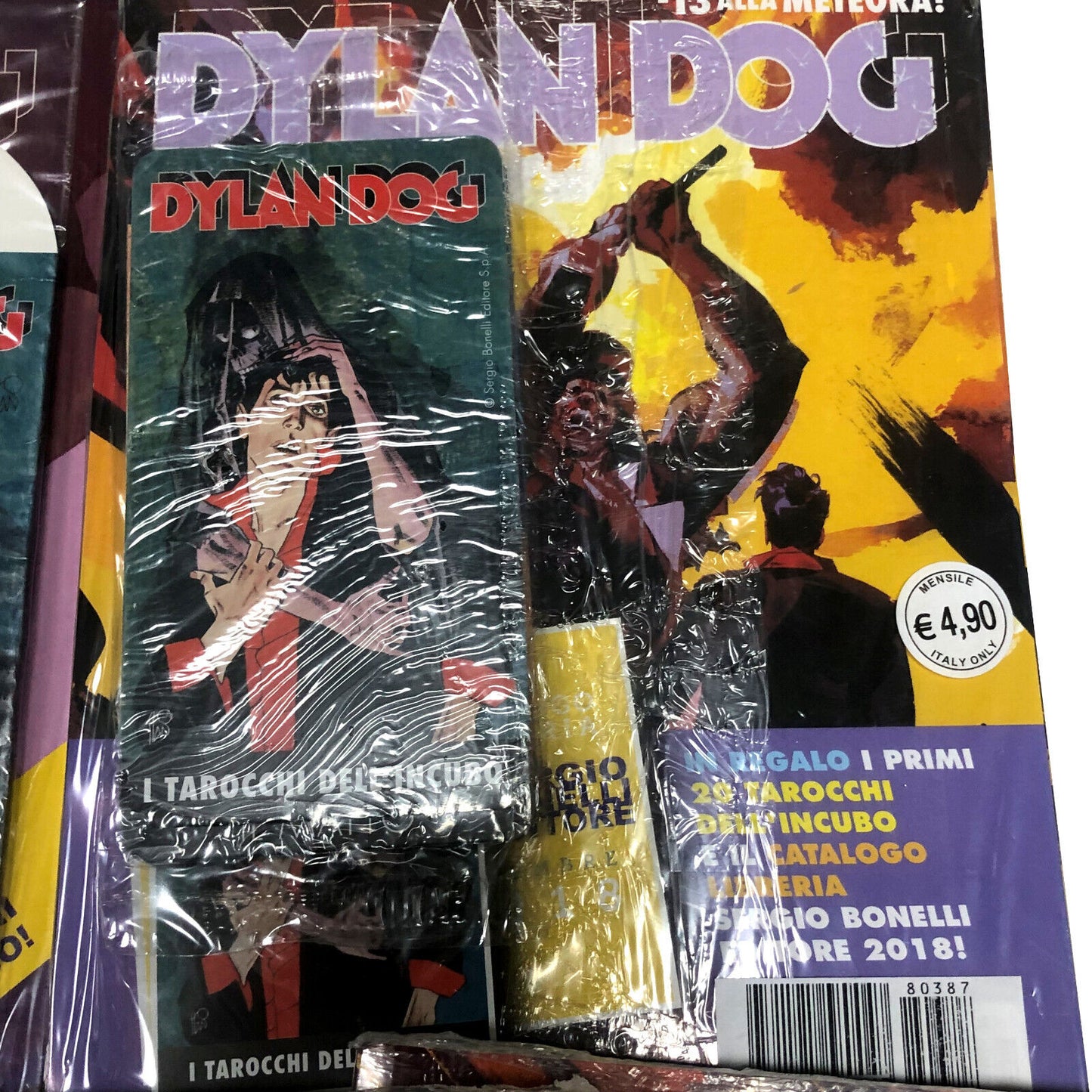 Fumetti DYLAN DOG TAROCCHI dell' INCUBO 387 388 389 390 Color Fest 28 Cofanetto