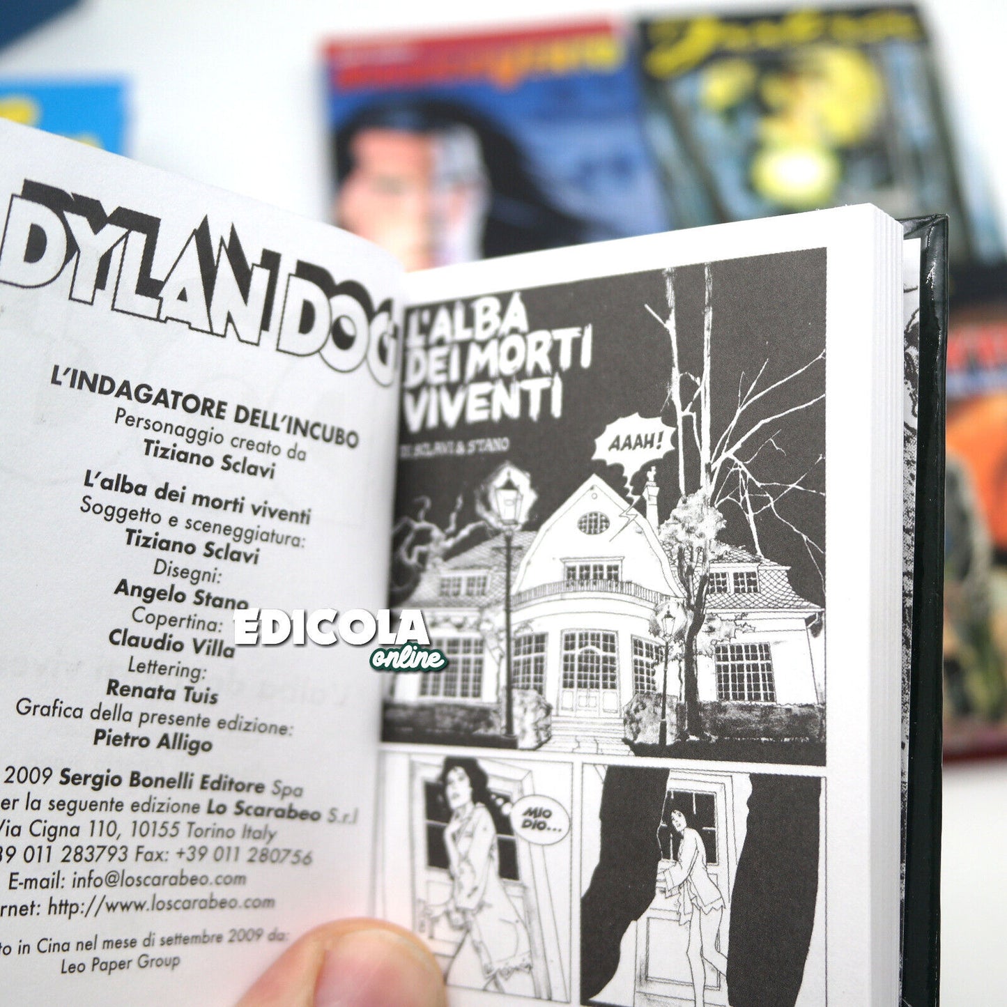 Lotto 8 Fumetti Mignon Lo Scarabeo numeri n. 1 DYLAN DOG NATHAN NEVER ZAGOR TEX