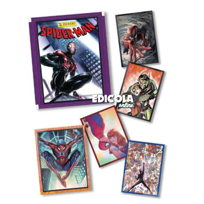 Set Album di SPIDER-MAN Spiderverse e Bustine di Figurine MARVEL Starter Pack
