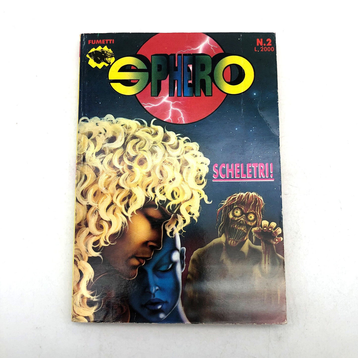 Fumetto Tascabile SPHERO n.2 SCHELETRI in Italiano Horror Rarissimo 1990 Noir