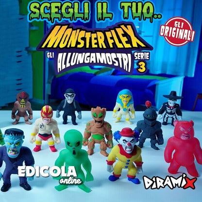 MONSTER FLEX Personnages Série 3 Monsterflex les monstres extensibles Monstres extensibles