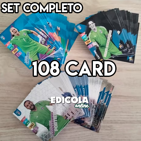 Raccoglitore e/o Bustine Adrenalyn XL AZZURRI Esselunga Calciatori Panini 2024