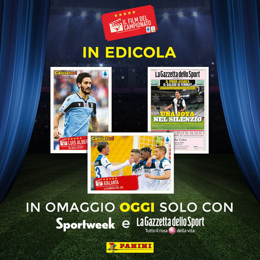 SPORTWEEK LA GAZZETTA DELLO SPORT Fußballer-Aufkleber 2019–20 Panini C15 C16 C17