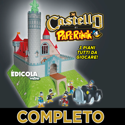 CHÂTEAU Complet avec PAPERINIK avec Mickey Mouse Donald Duck Comics