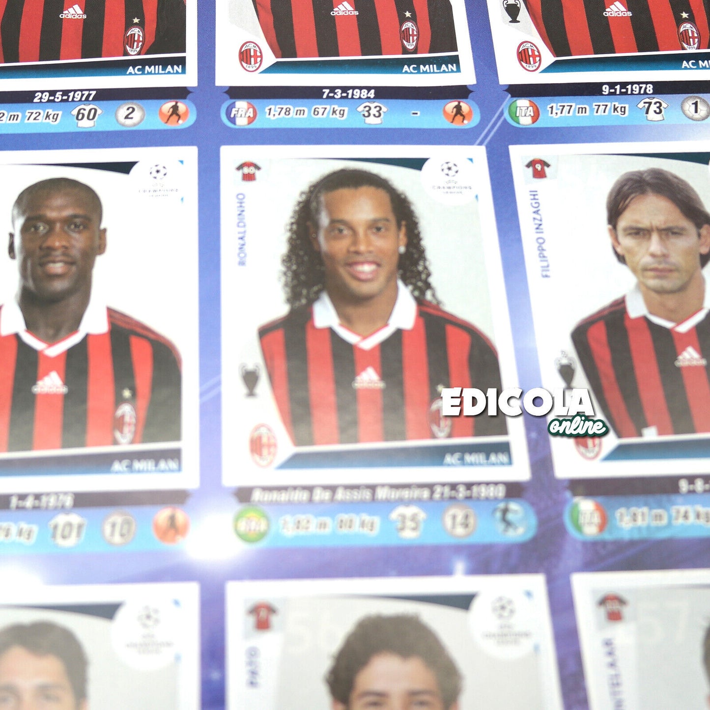Album Completo di Figurine Calciatori Panini CHAMPIONS LEAGUE 2009-10 Uefa 2010