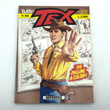 Fumetti Tutto TEX WILLER Ristampa completa della collezione Western lotto Usati