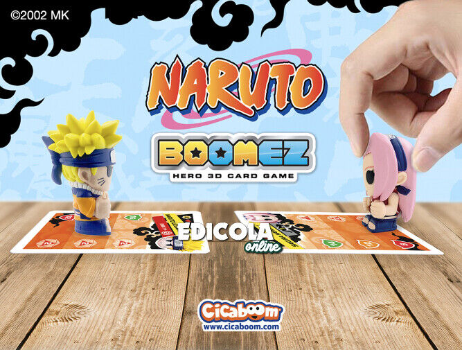 Wählen Sie die Manga-Charaktere BOOMEZ aus der 3D-Kartenspiel-Actionfigur NARUTO Wave Series 1