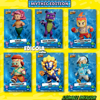 Désir - Choisissez la carte STUMBLE GUYS INVASION - CARTES ÉDITION MYTHIQUE