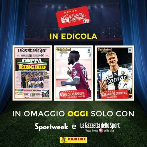 SPORTWEEK LA GAZZETTA DELLO SPORT Fußballer-Aufkleber 2019–20 Panini C21 C22 C23