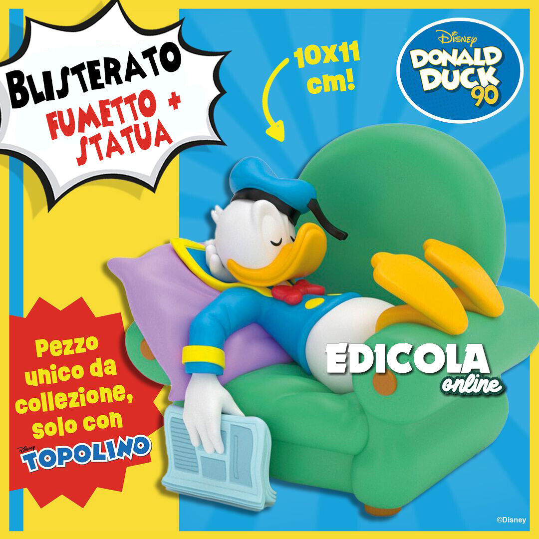 TOPOLINO 3576 da Collezione con Statua Paperino 90 Blisterato
