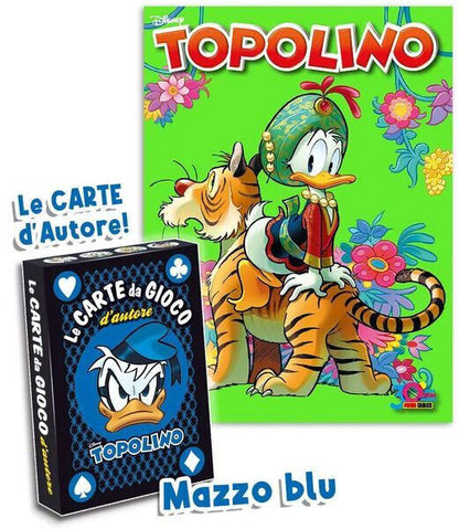 Fumetto TOPOLINO Sigillato Edicola da Collezione + 2x Mazzo di carte Blisterato
