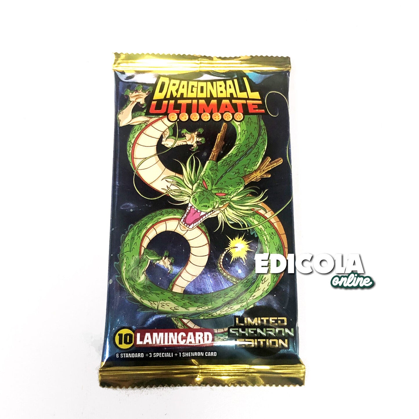 1x paquets de cartes Lamincards Dragon Ball Ultimate Limited Shenron Edition Lot