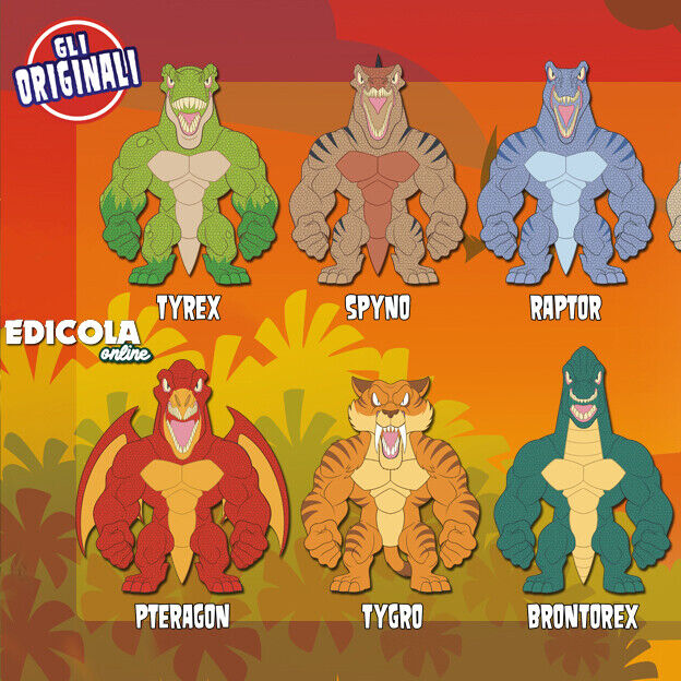 DINO MONSTER FLEX Charaktere Monsterflex Dinosaurier ausziehbare Monster
