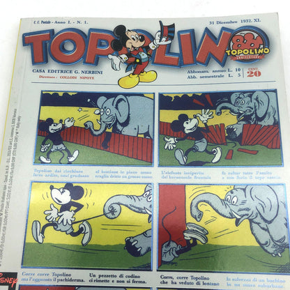 Comic-Buch MICKEY MOUSE 2979 Variant Cover Nummer 1 Anastatic 1932 Seltenes Sammlerstück