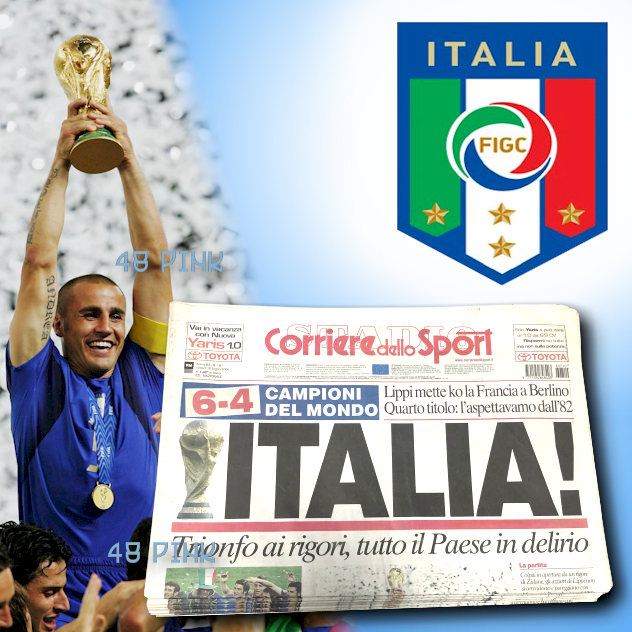 Corriere dello Sport 10. Juli 2006 ITALIEN Weltmeister der Fußball-Weltmeisterschaft