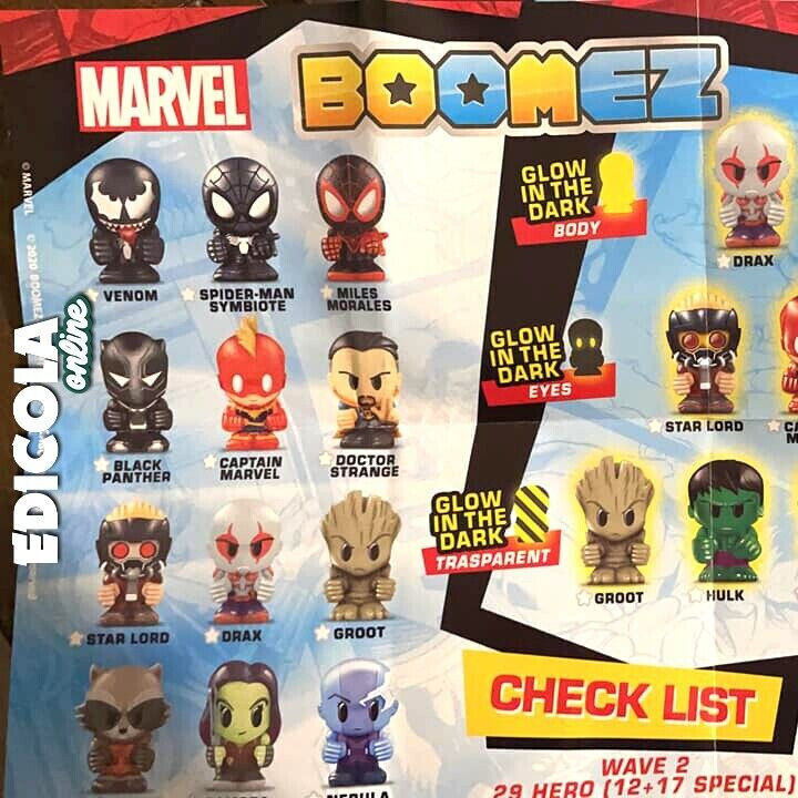 Busta a Sorpresa di Marvel BOOMEZ Wave 2 - Bustina Super Hero 3D Card Game
