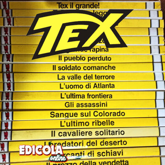 Comics SONDERBUCH Giant TEX WILLER Lot Rare Texone Gebrauchte Erstausgabe