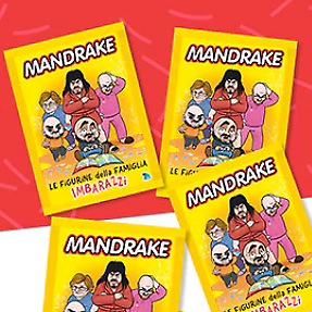 Set Album e/o Bustine di Figurine Sticker della Famiglia Imbarazzi Mandrake 2024