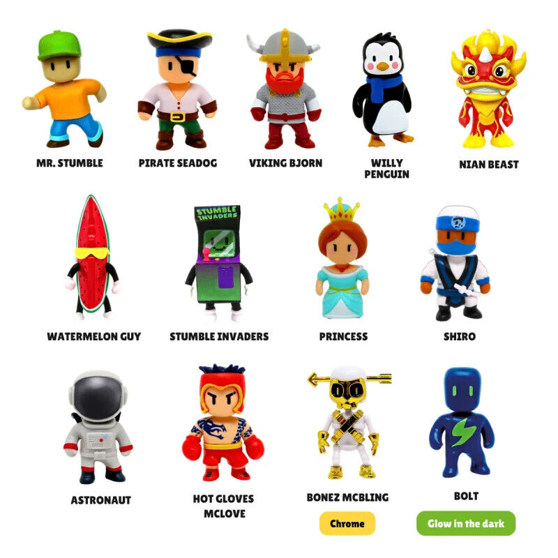 Personnages STUMBLE GUYS - Série 3 - Mini Figurine 3D