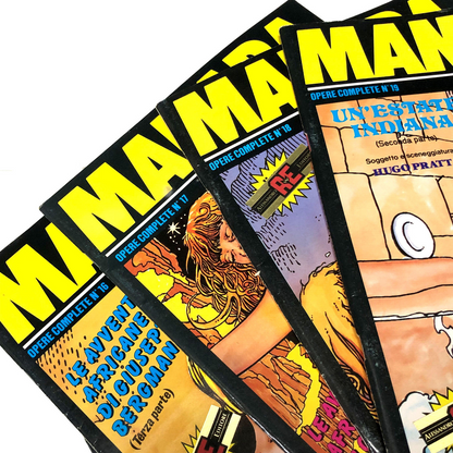 Collection complète de 24 bandes dessinées érotiques pour adultes de Milo Manara, Œuvres complètes