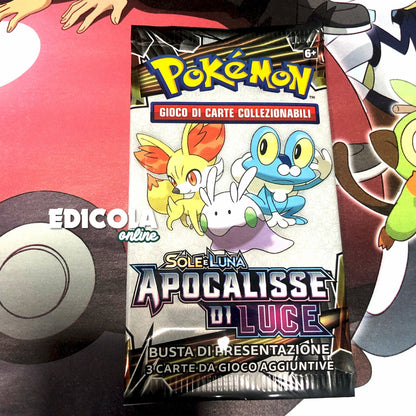 Packs simples Pokémon ITA scellés - 3 cartes de jeu d'extension en italien