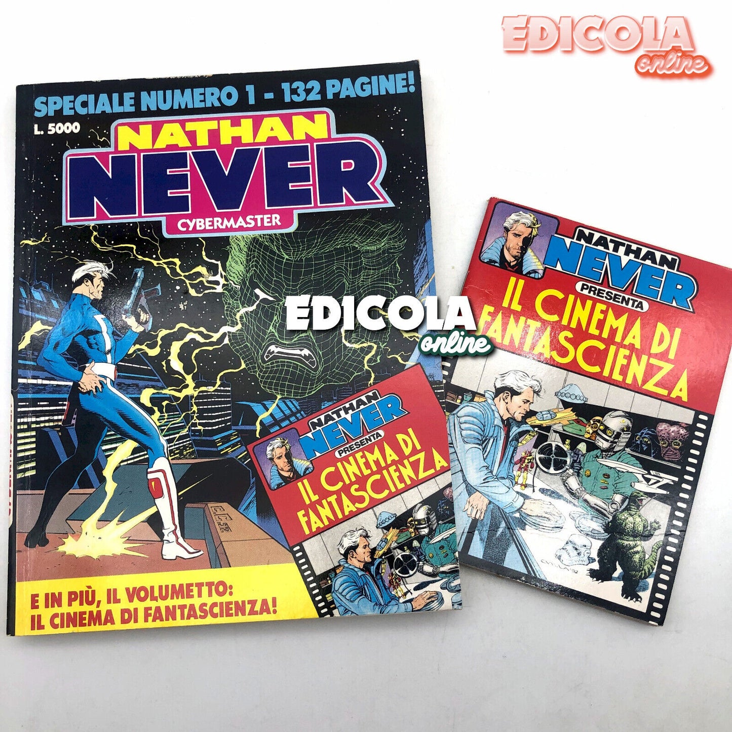 Fumetti NATHAN NEVER Numero Speciale con Volumetti di Legs Weaver