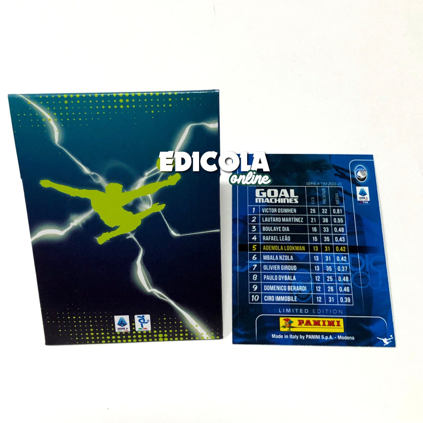 Wählen Sie Ihre GOAL MACHINES 2024 Karte – PANINI FOOTBALLERS 2023-24