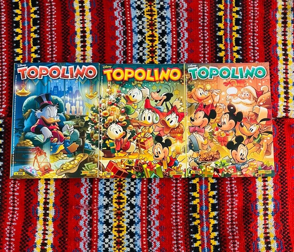 Lot de bandes dessinées Mickey Mouse, collection spéciale, livret dédié à Noël (variante)